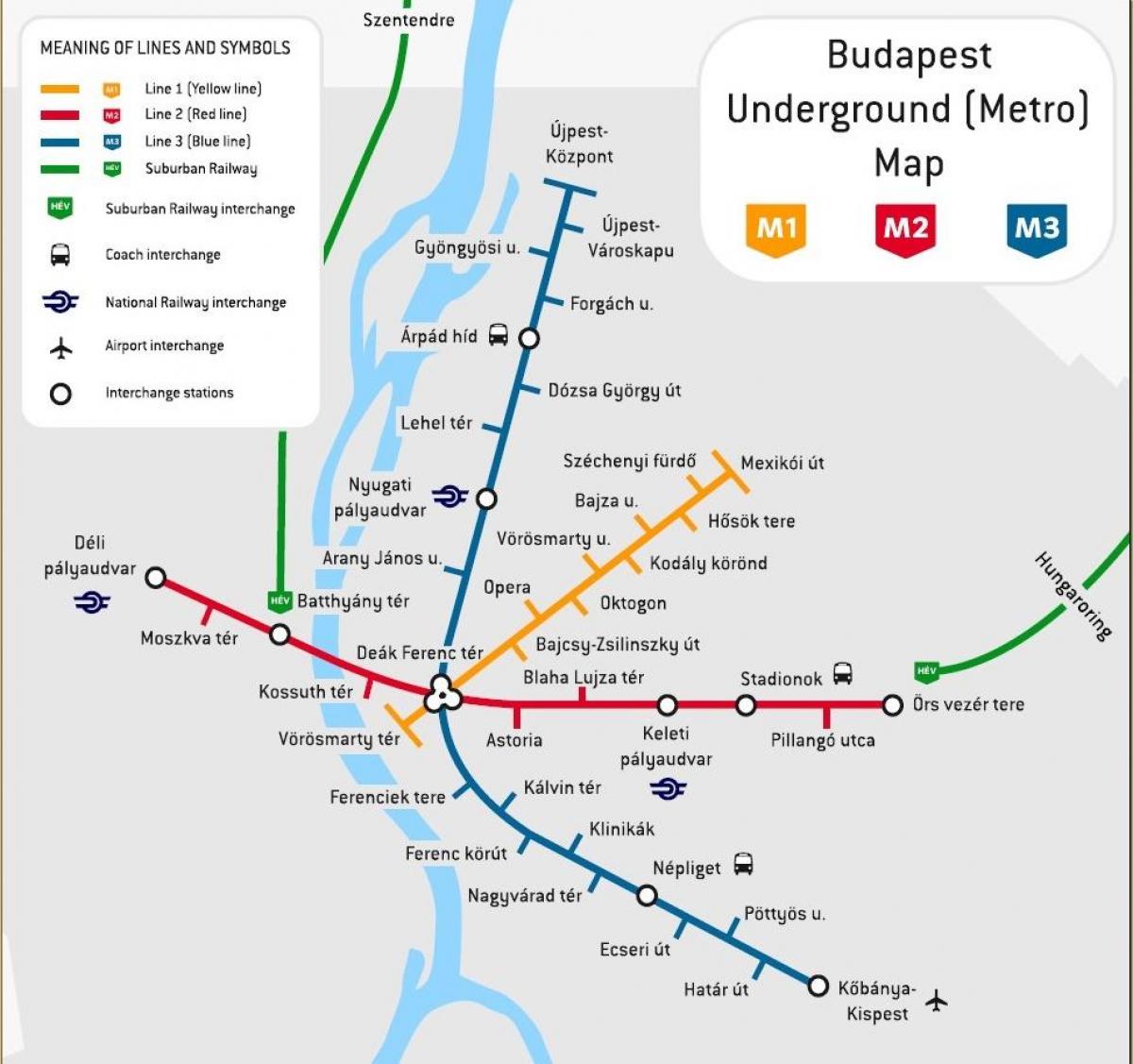 metro hartë budapest, hungari