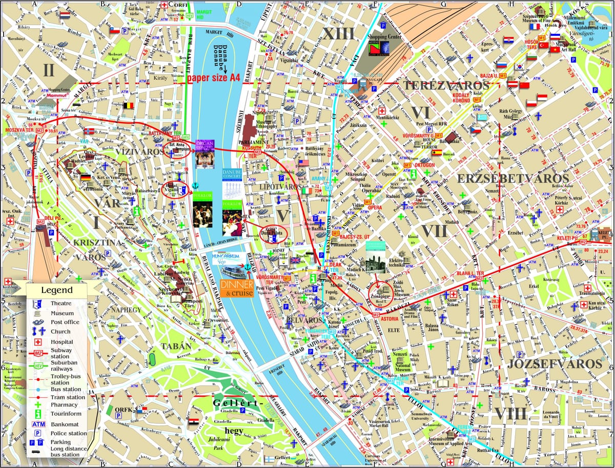 budapest harta e udhëtimit