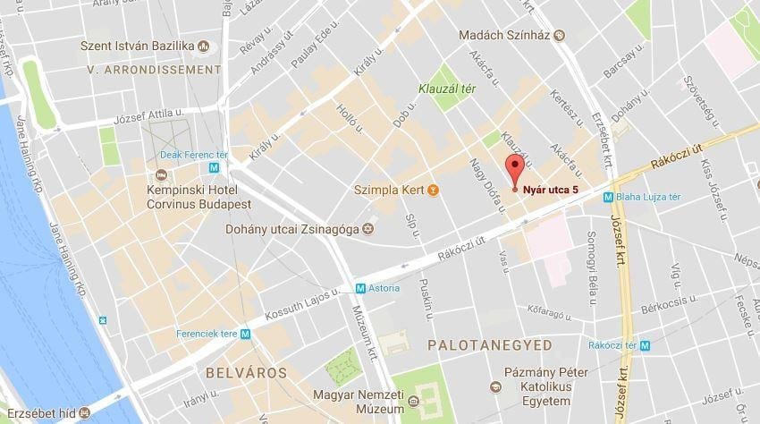 harta e budapest red light district
