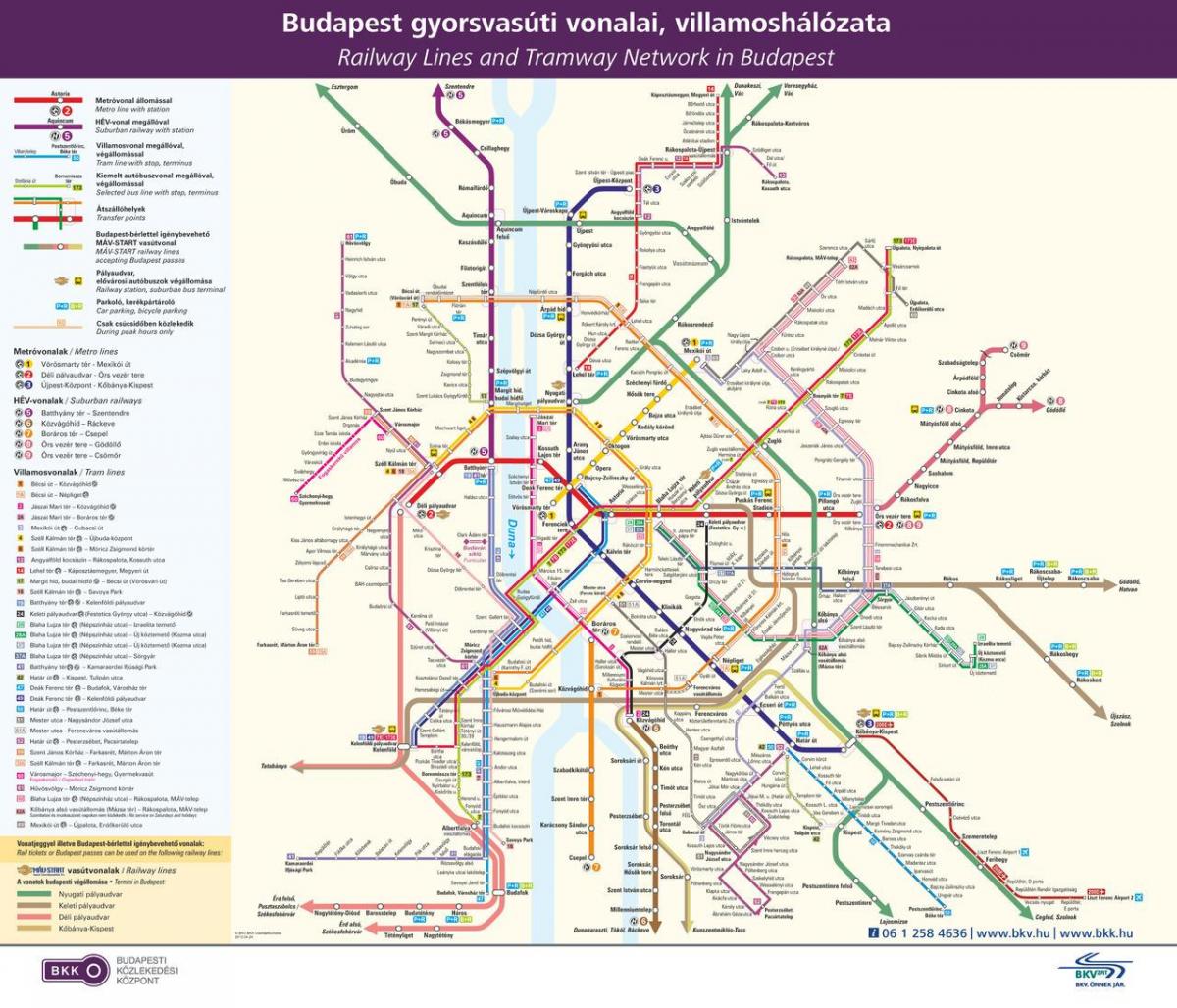 budapest publike transit hartë