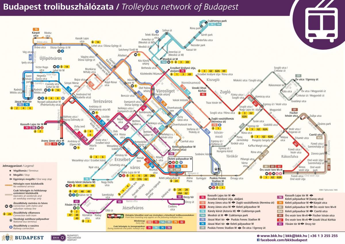 harta e budapest trolleybus