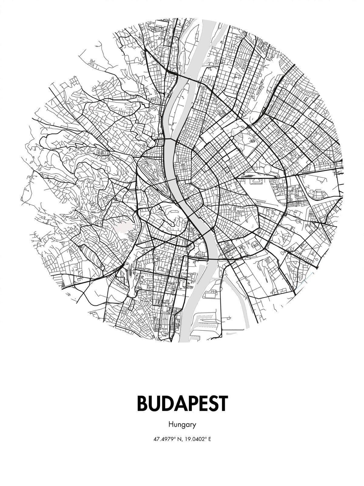 harta e budapest të artit të rrugës