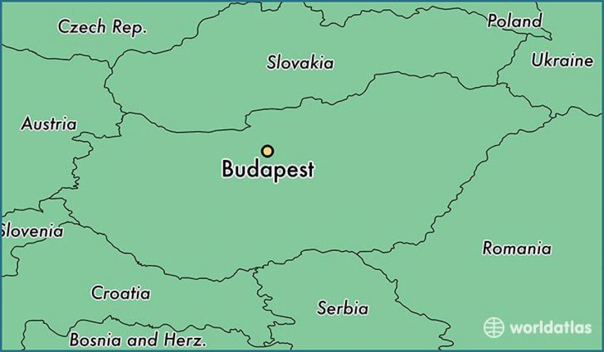 harta e budapest dhe vendet fqinje