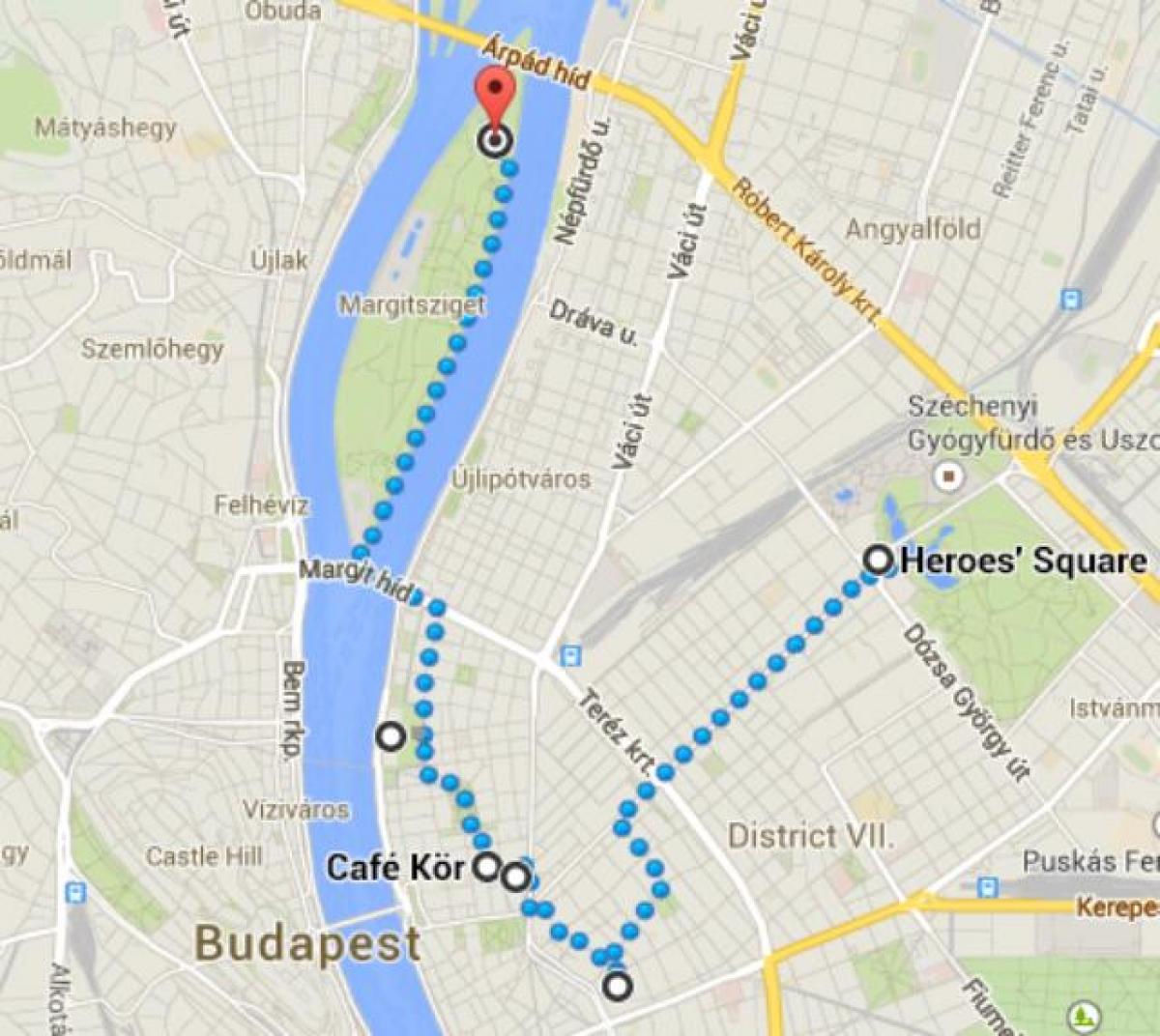 harta sheshin e heronjve të budapestit