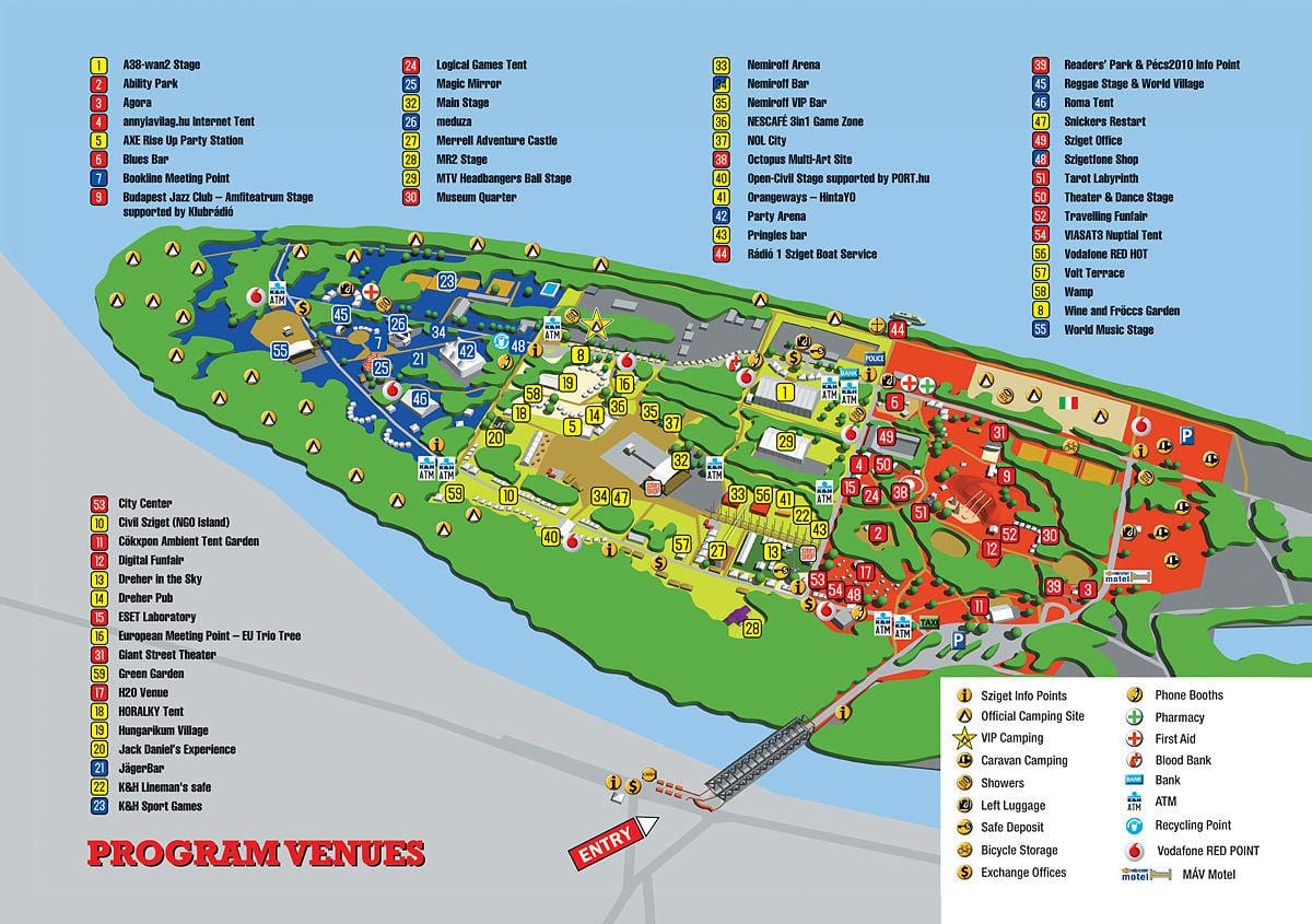 harta e sziget budapest