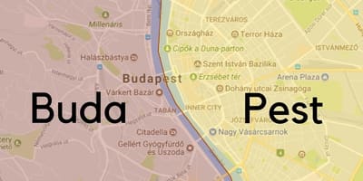 Buda hungari hartë
