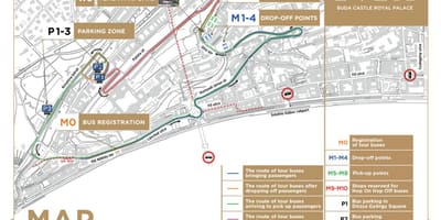 Kalaja e qarkut në budapest hartë
