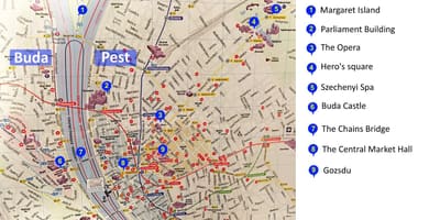 Budapest vende për të vizituar hartën