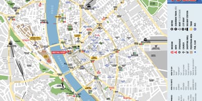 Turne në këmbë në budapest hartë